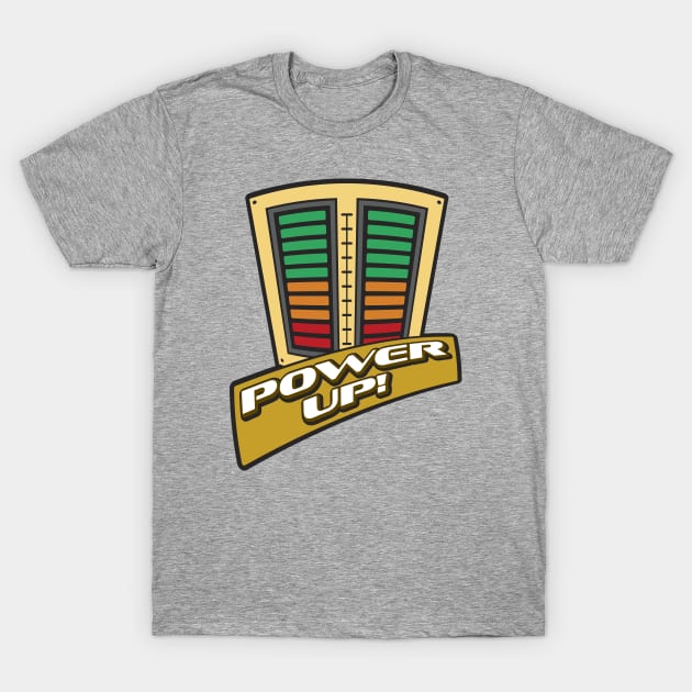 Power Up! T-Shirt by Phil Tessier